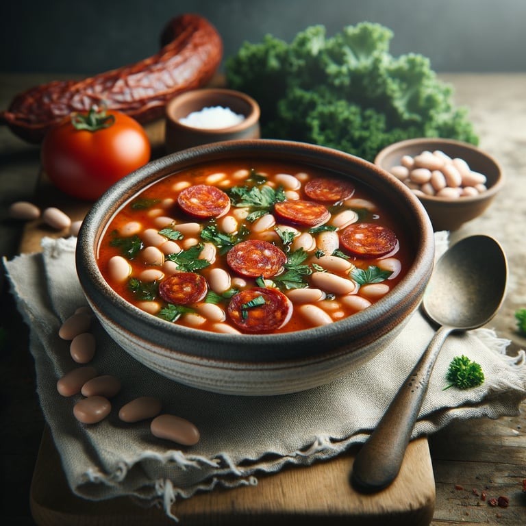 White Bean and Chorizo Soup