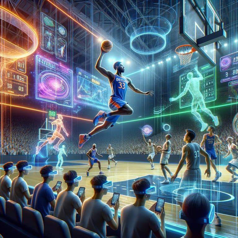 How could sports be transformed with augmented reality integration?