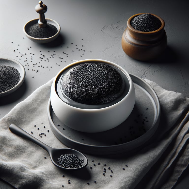 Black Sesame Pudding