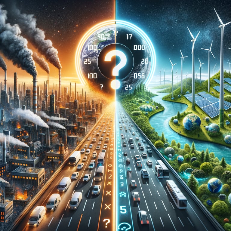 When will humanity achieve zero carbon emissions?