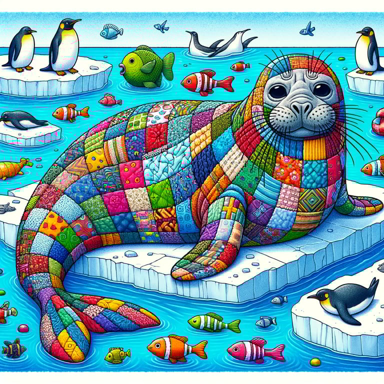 Edgar the Patchwork Elephant Seal