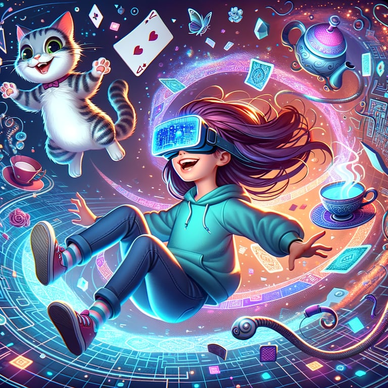 Allie in VR Land