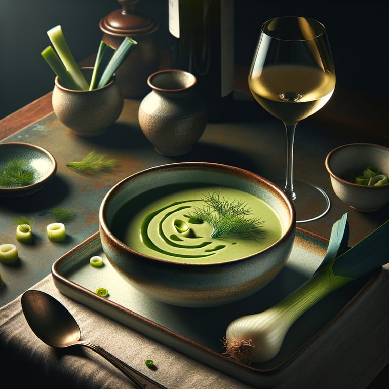 Fennel and Leek Bisque with White Wine