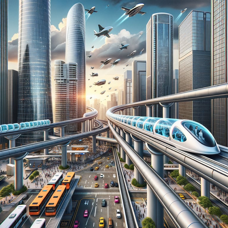 How would transportation networks change with the advent of hyperloop systems?