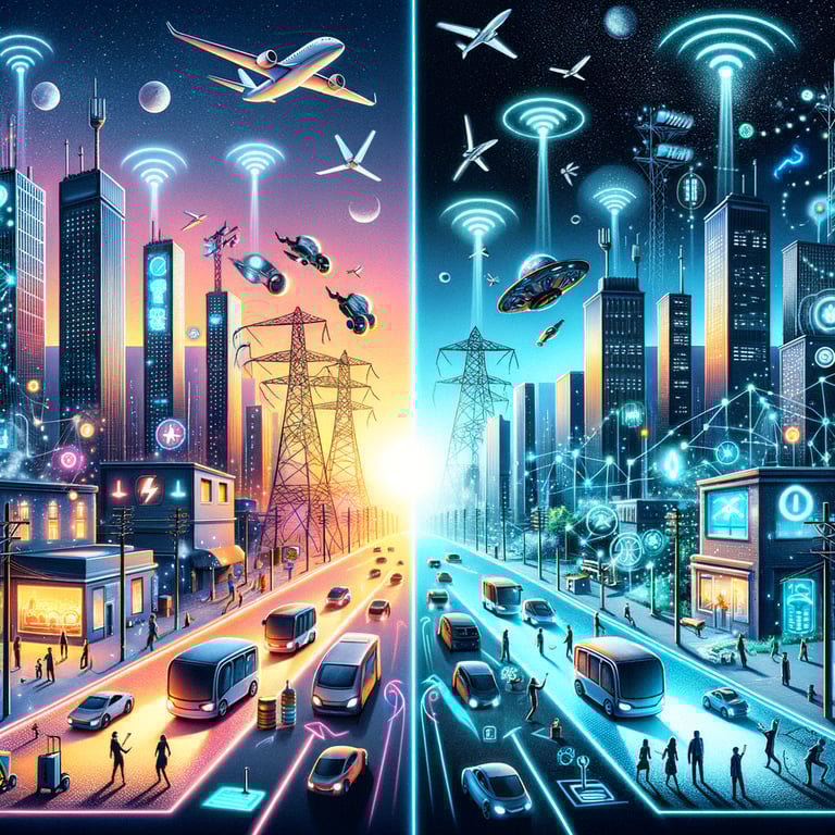 How would daily life change if all energy sources were wireless?