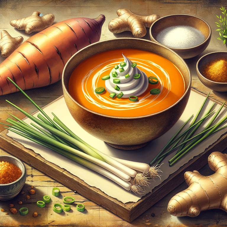 Sweet Potato and Lemongrass Soup