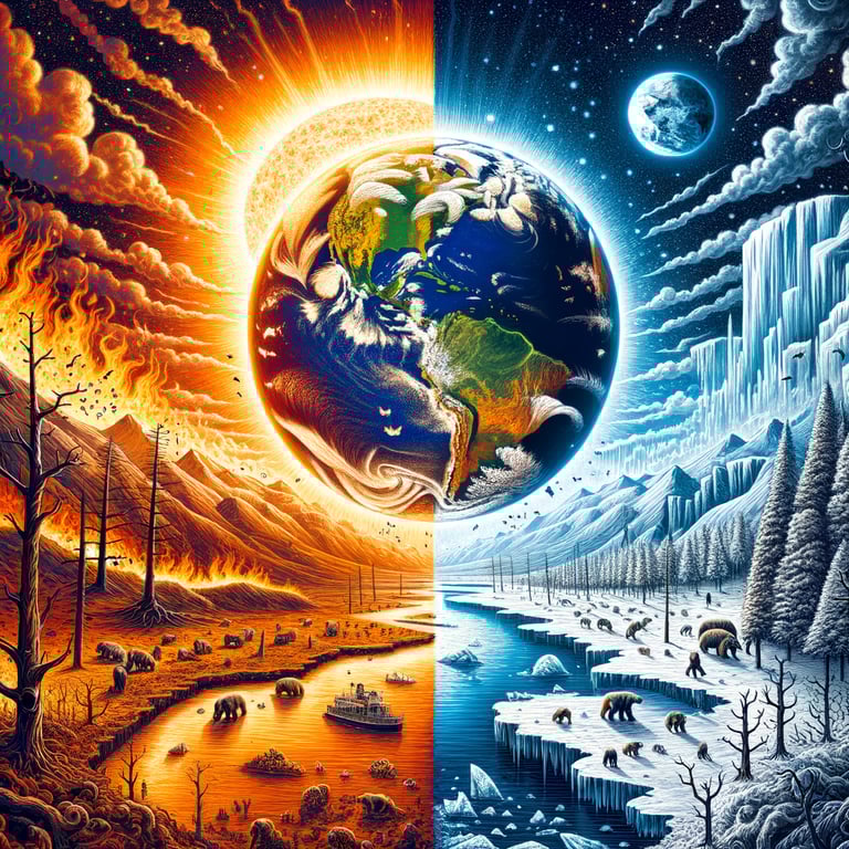 What if the earths axis tilted 90 degrees?