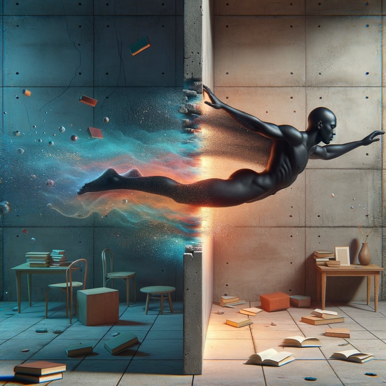 What if we could swim through solid matter?