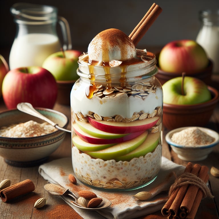 Apple Pie Overnight Oats