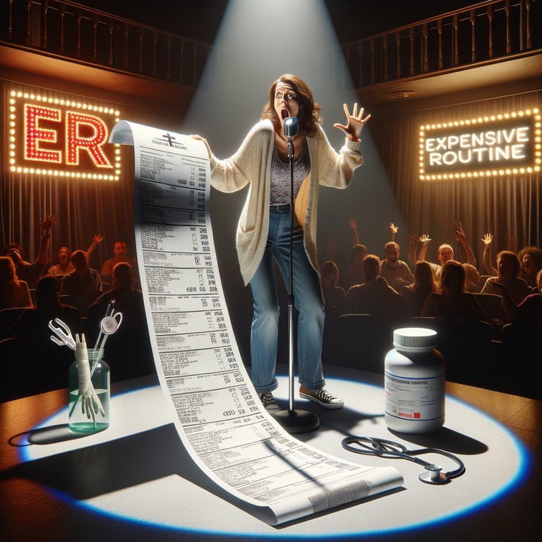 I received an insanely high hospital bill after visiting the ER.