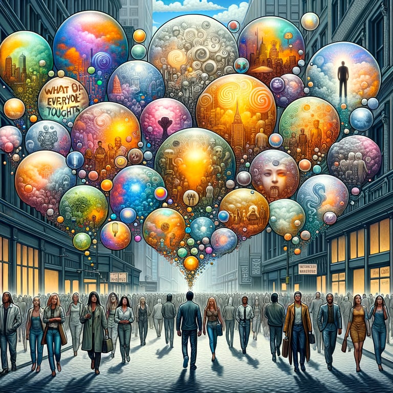 What if everyone's thoughts were public?