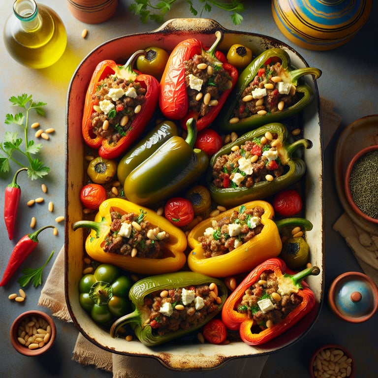 Mediterranean Stuffed Bell Peppers