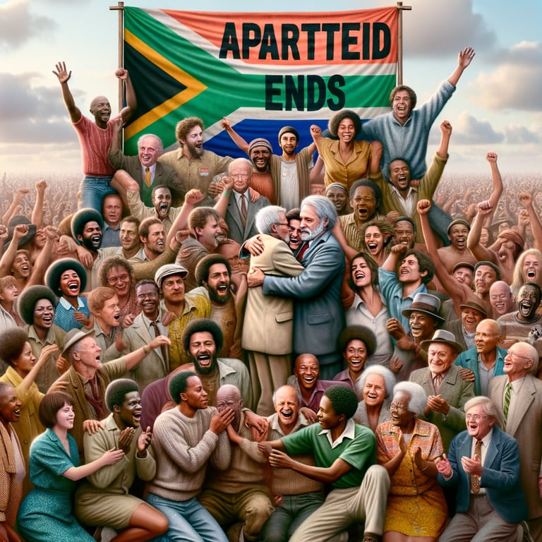 Apartheid Ends in South Africa
