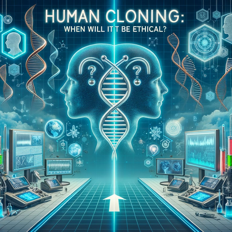 When will human cloning become ethically acceptable?