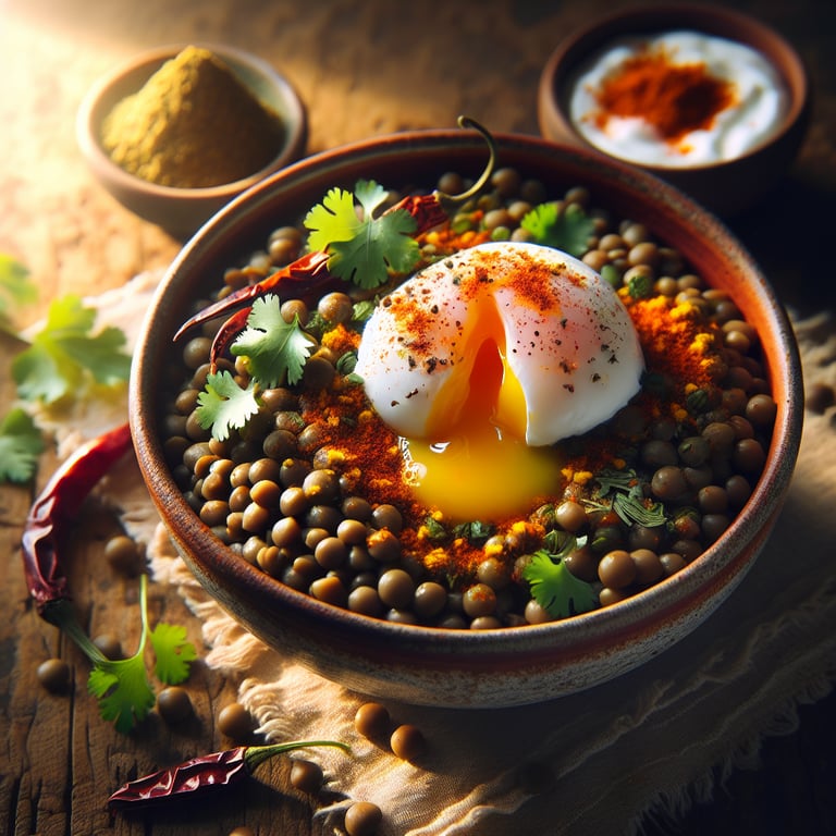 Spiced Lentil Breakfast Bowl