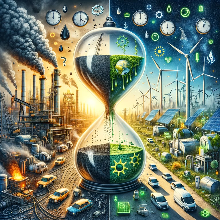 When will fossil fuels be entirely replaced by renewable energy?