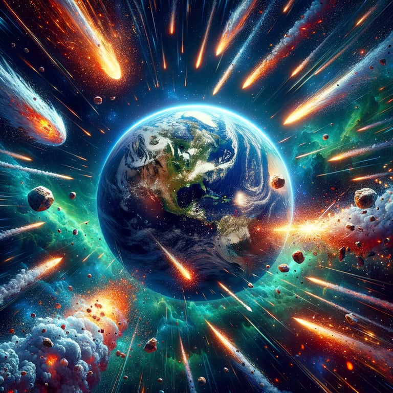 What if a meteor shower hit Earth every week?