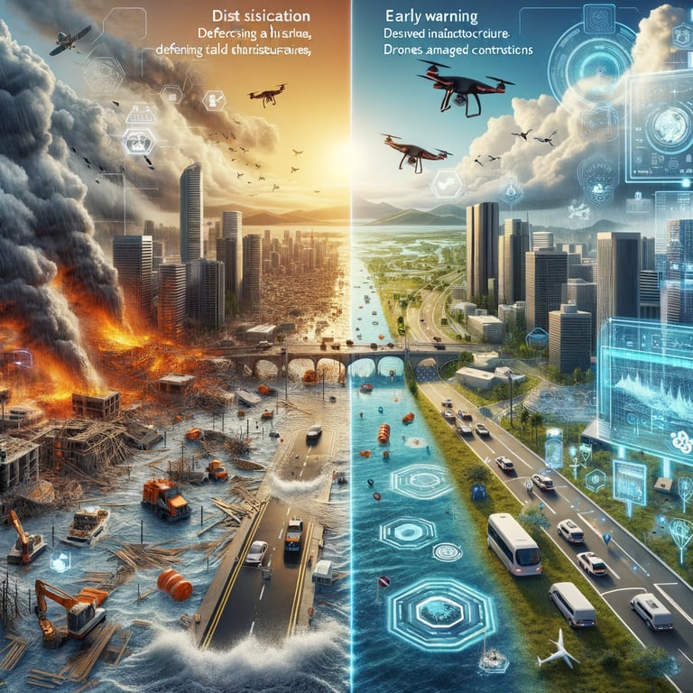 How could we reduce the impact of natural disasters with technology?