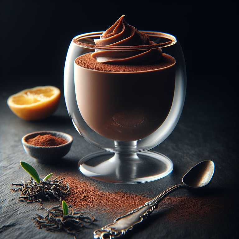Earl Grey Infused Chocolate Mousse