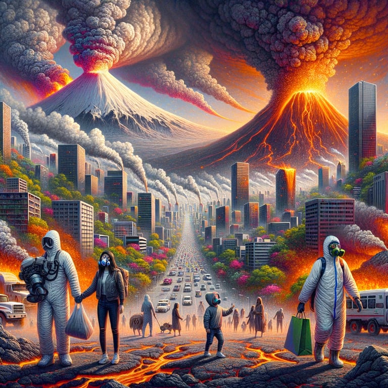 What if volcanoes erupted every day?