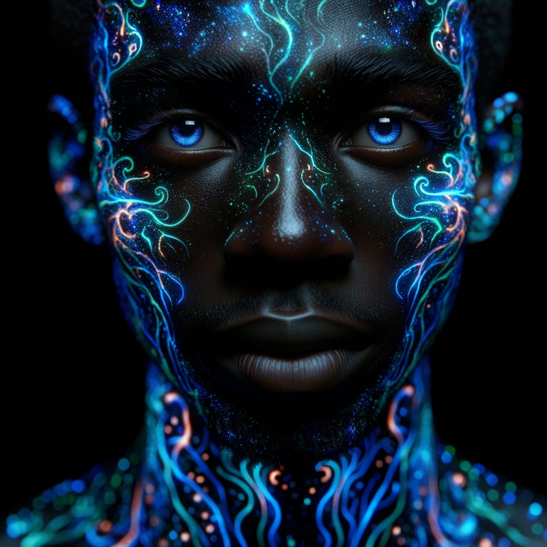 What if humans had bioluminescent skin?