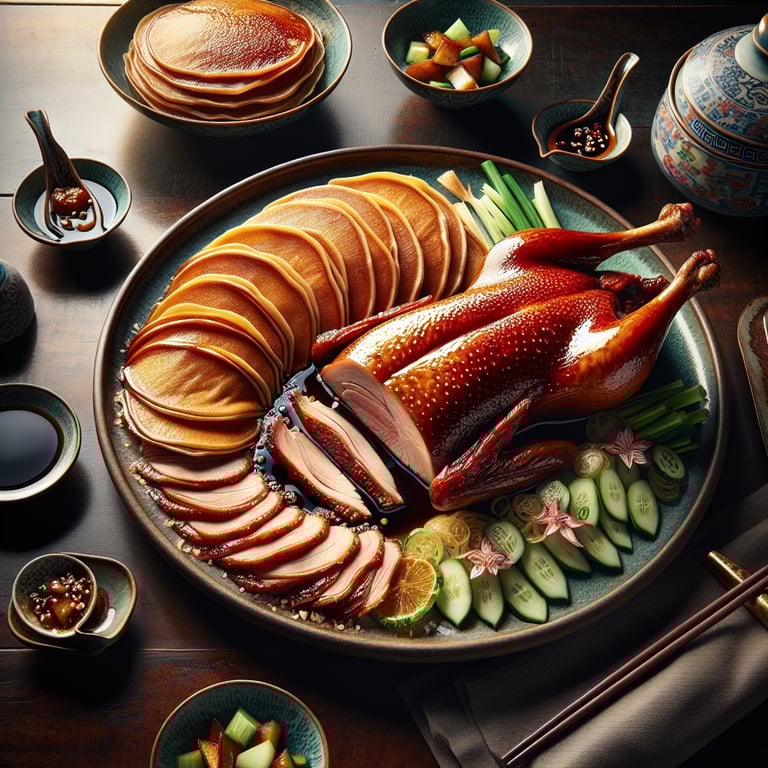 Peking Duck with Homemade Pancakes
