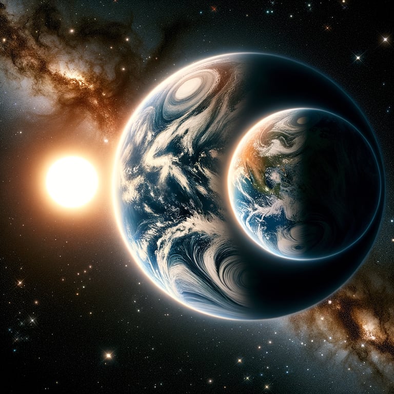 What if Earth had a twin planet in its orbit?