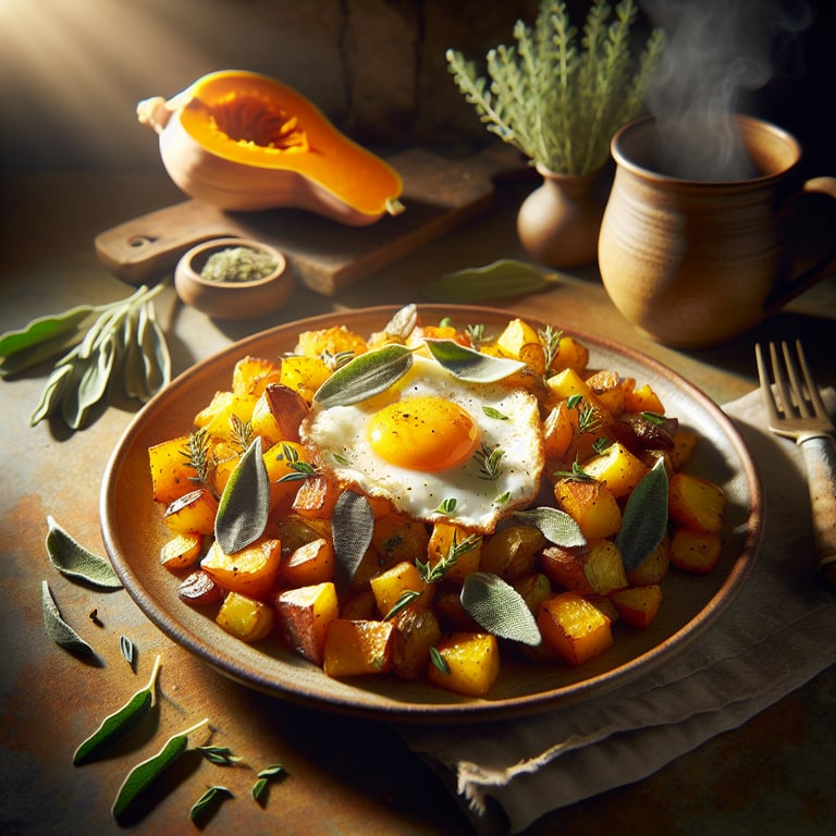 Butternut Squash and Sage Breakfast Hash