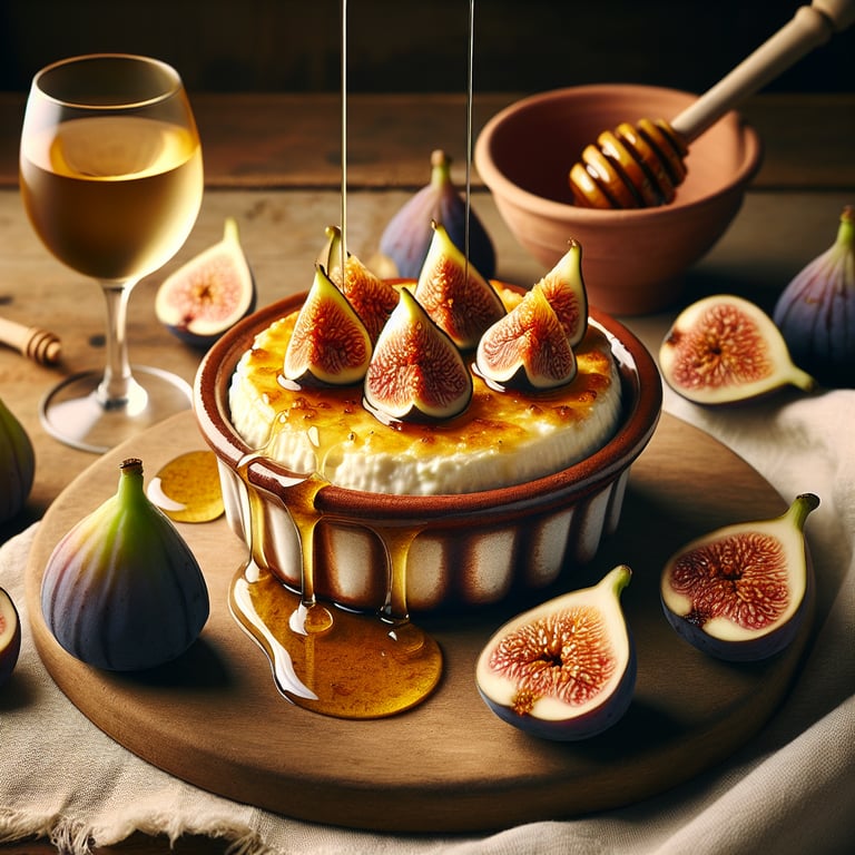 Baked Ricotta with Honey and Figs