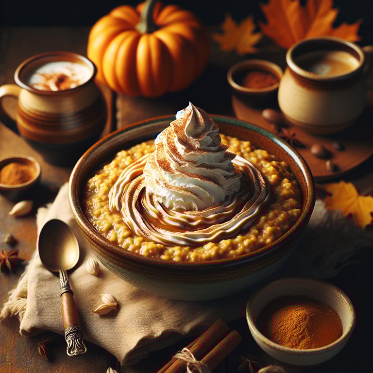 Pumpkin Spice Latte Oatmeal
