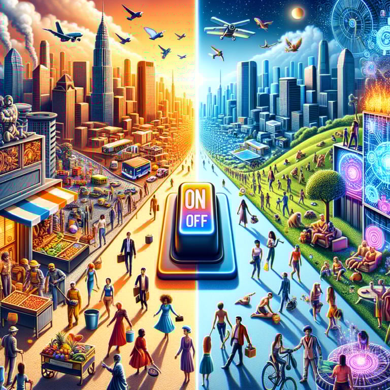 How would economies adapt if work became entirely optional?