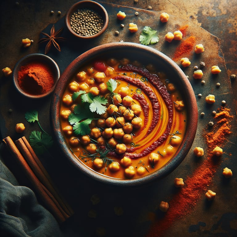 Moroccan Spiced Chickpea Soup