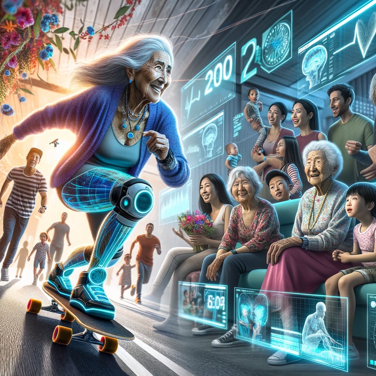 How would daily life change if the average human lifespan was 200 years?
