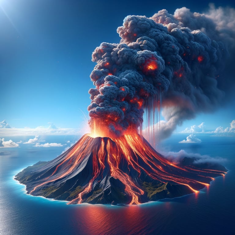 Tonga Volcano Eruption