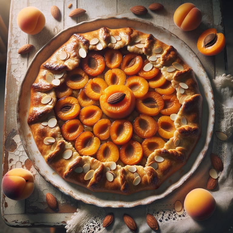 Apricot and Almond Galette
