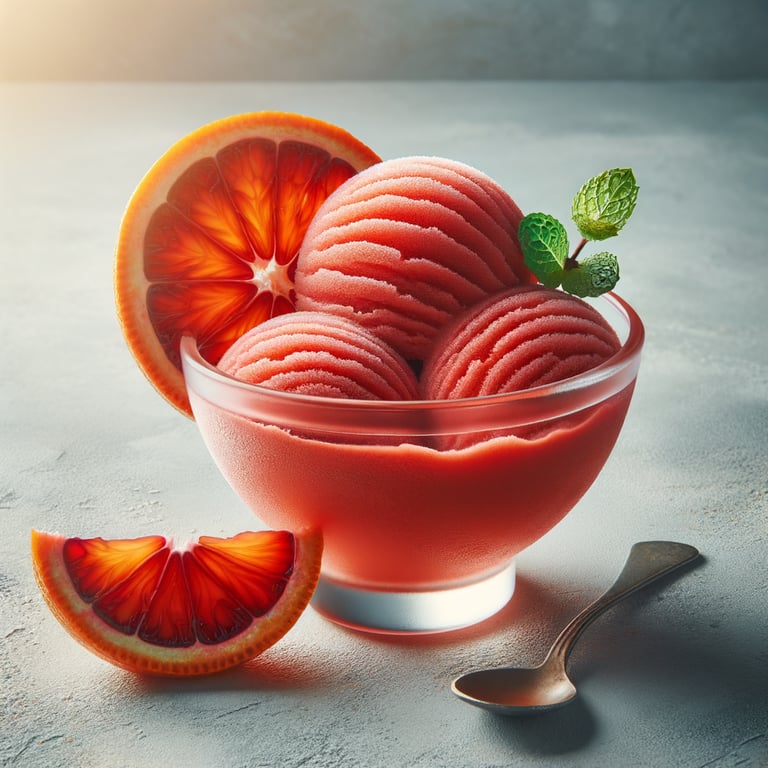 Blood Orange Sorbet