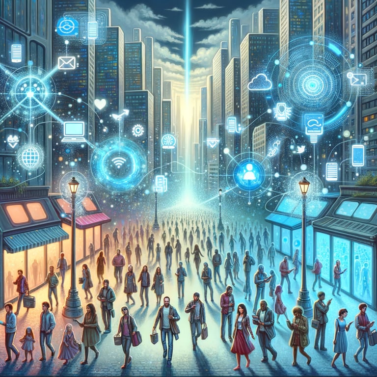 How would society change if everyone could access the internet telepathically?