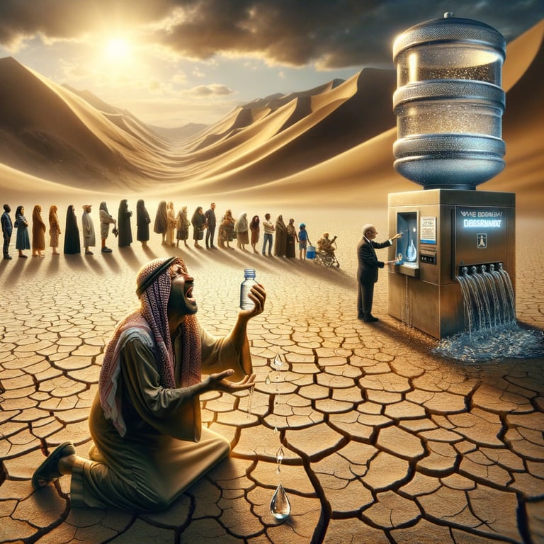 What if water was as scarce as gold?