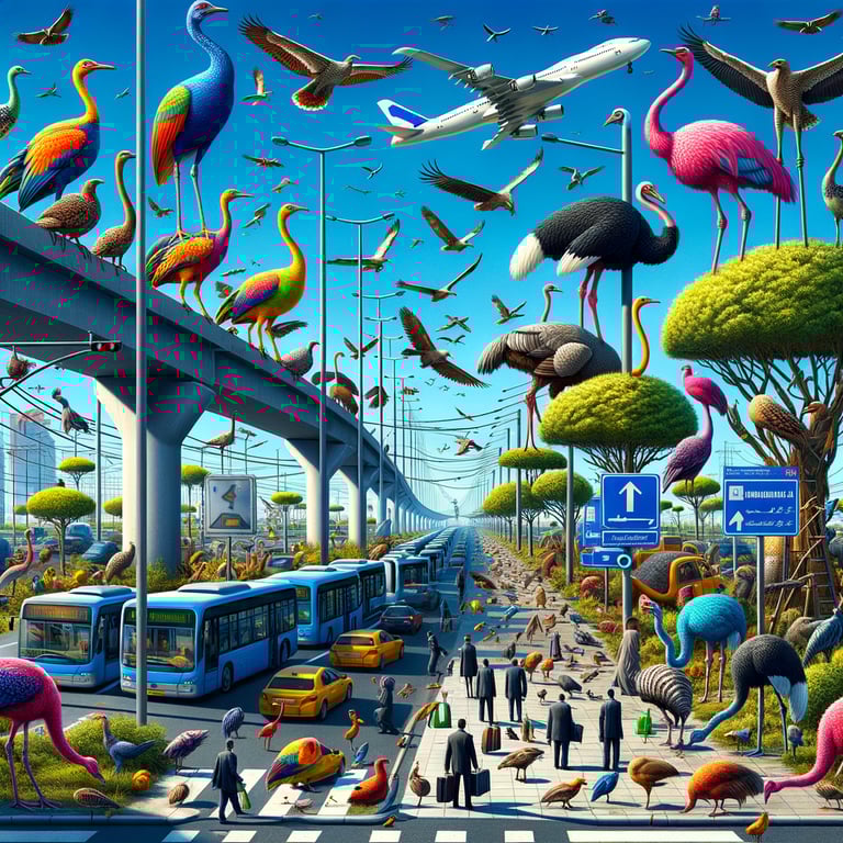 What if all birds suddenly stopped flying?