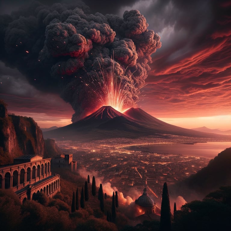 Eruption of Mount Vesuvius
