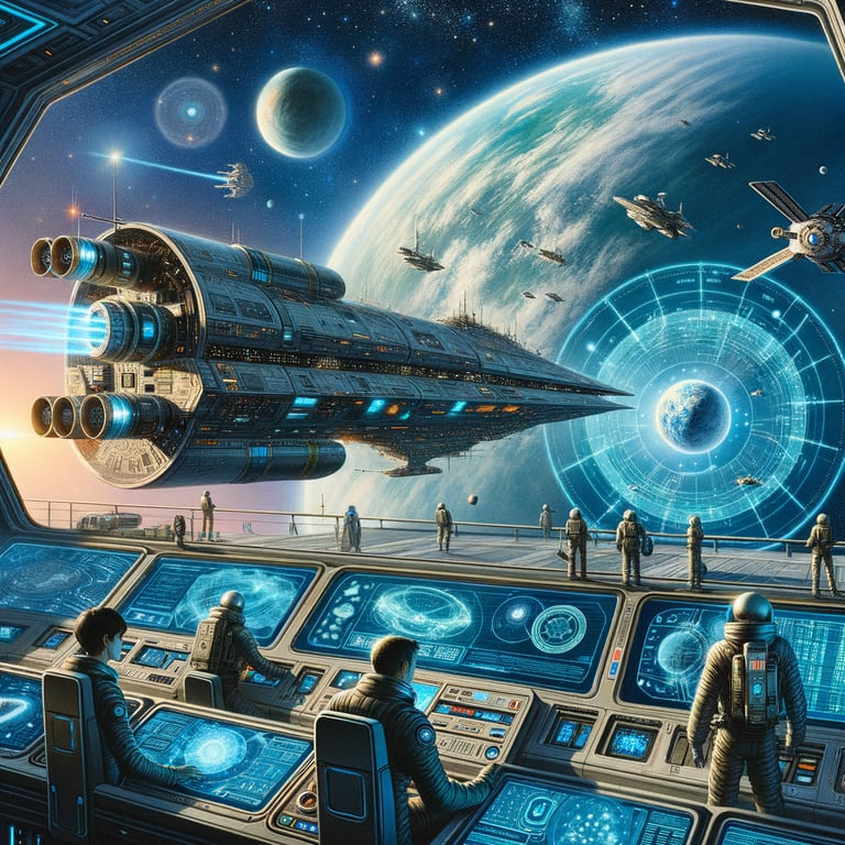 When will we build vehicles capable of traveling to neighboring star systems?