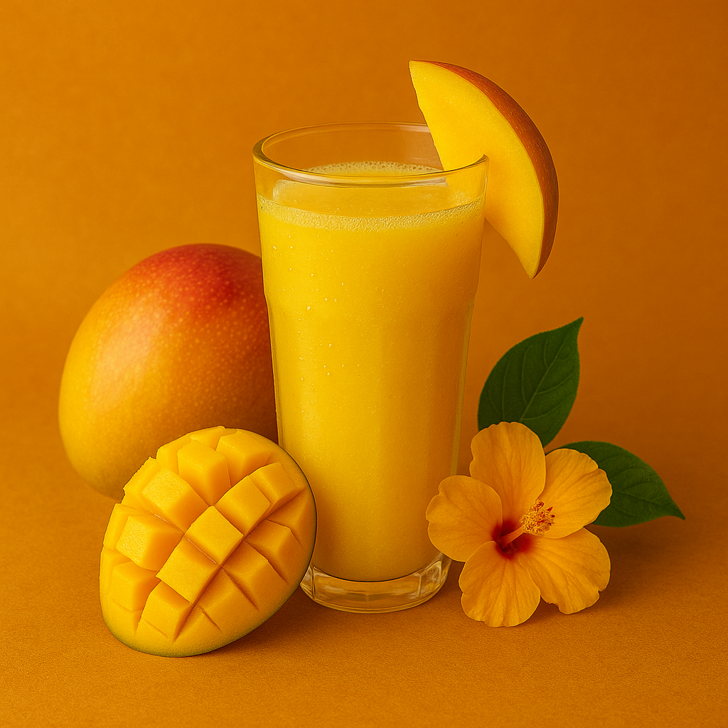 Vaso de Jugo de Mango Dulce
