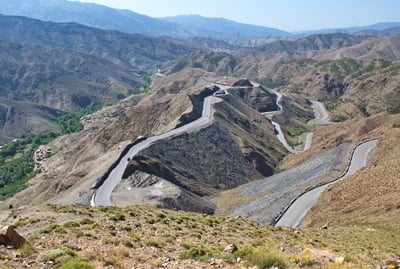 moroccan crazy roads