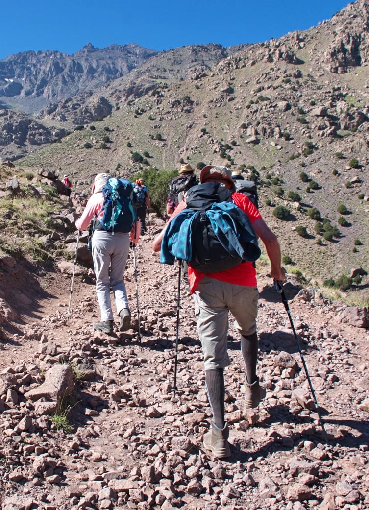 morocco hiking atlas merzouga