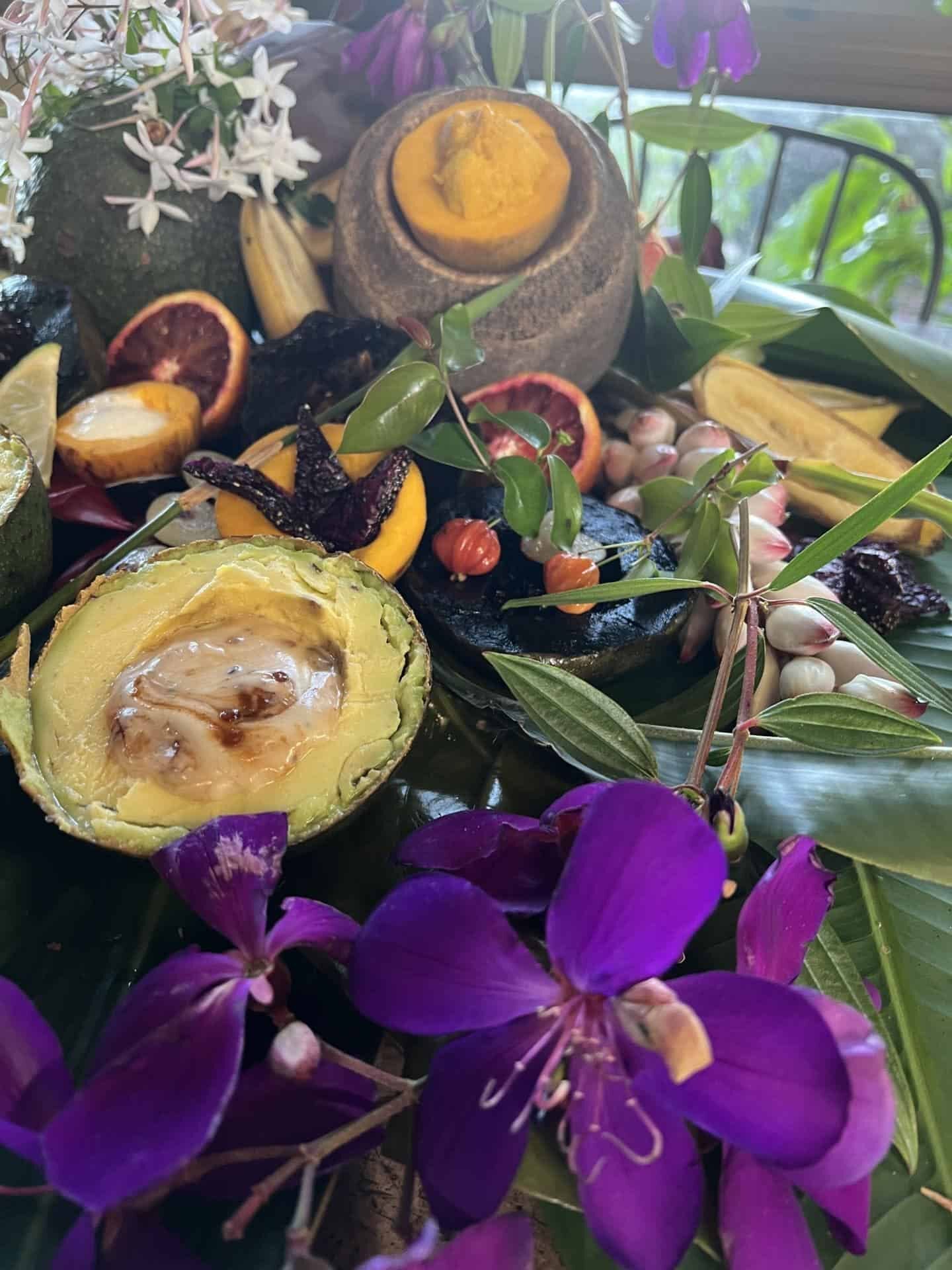 The fruit tasting at Tropical Fruit World in New South Wales, Australia