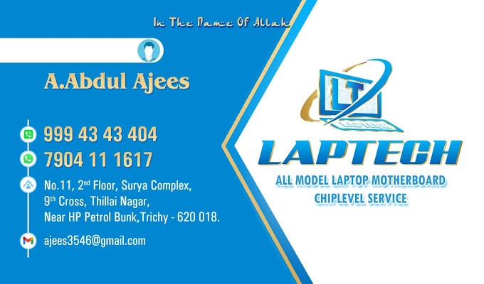 LAPTECH Laptop Motherboard Chiplevel Service Center