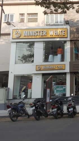 Minister White - Dhoti shop in Coimbatore