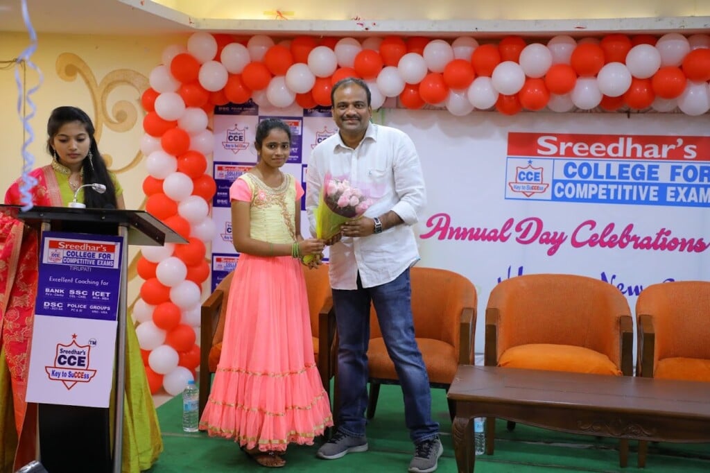 Sreedhar's CCE Tirupati, BANK pos, SSC CGL, RRB coaching Center