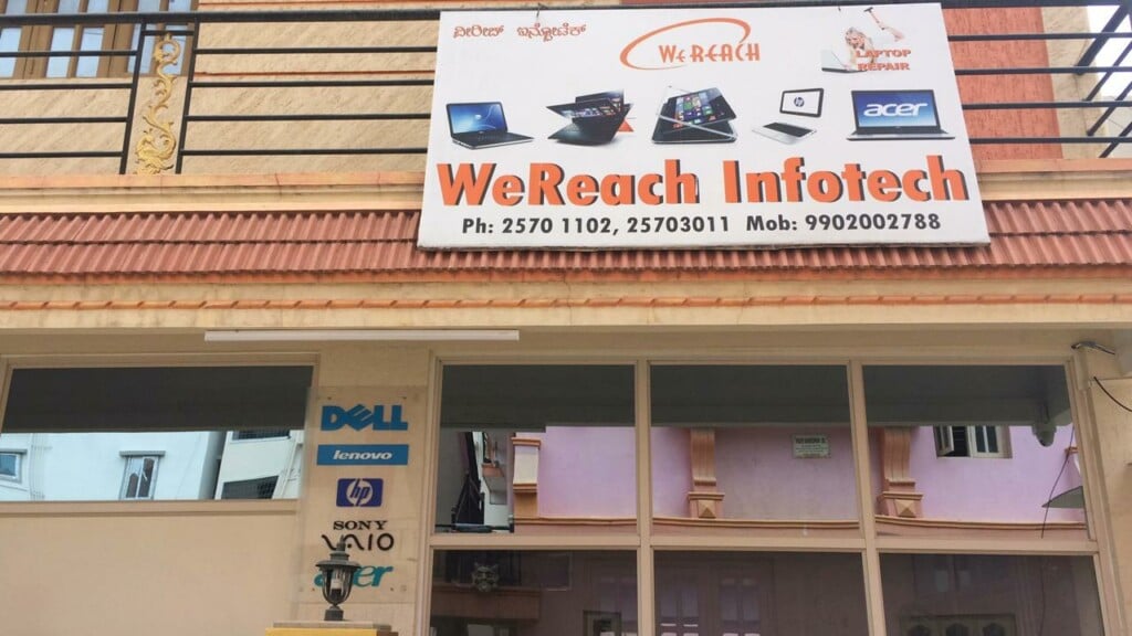 WeReach Infotech - Best Laptop Service Center in electronic City, Bangalore