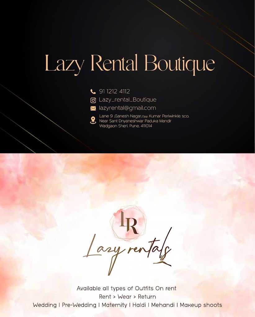 Lazy Rental Boutique - Rent Pre-wedding Gowns, Maternity Shoot Gowns, Bridal Lehenga, Blazers and Suits - 2